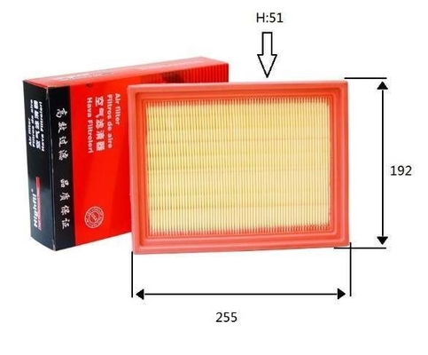 PU-luchtfilter voor auto-motoronderdelen MG5--50016901 Airconditioning Filter Online ondersteuning