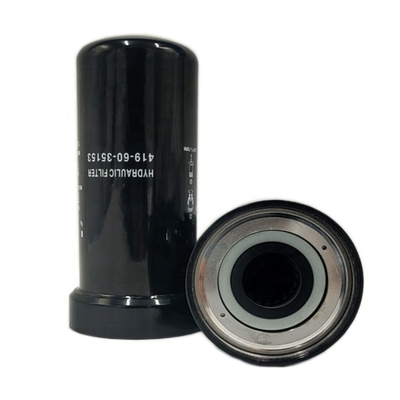 HYDRAULIC FILTER cartridge 419-60-35153 voor Komatsu Equipment Zwart door Hydwell