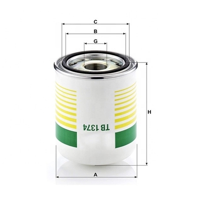 Hydwell Supply TB1374X Filter voor luchtdrogers P781466 220949 0986628250 2032389