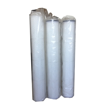 0.1 Micron PES Membrane Pleated Liquid Filter Cartridge voor filtering in de voedingsindustrie