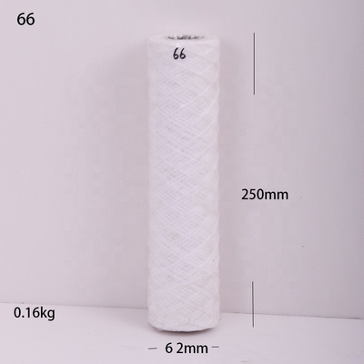65*255mm Industrieel waterfilter Nylon mesh filter sediment draadfilter element