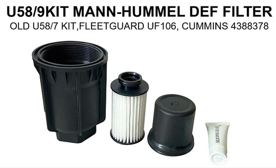 CE-certificering Plastic Fuel Filter OE U58/9 KIT 4388378 2122909PE voor montagewagen