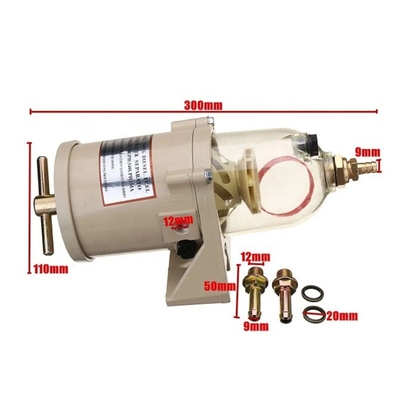 Onderdelen voor scheepswagens 90GPH Dieselbrandstoffilter Olie/waterseparator 500FG 500FH