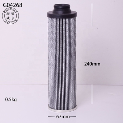 Na-service Online ondersteuning Hydwell bouwmachines Hydraulische oliefilter cartridge G04268