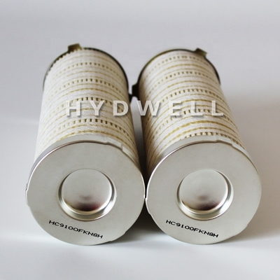 Glasvezelfiltermateriaal HC9100FKN8H Hydraulisch oliefilter voor oliepompen