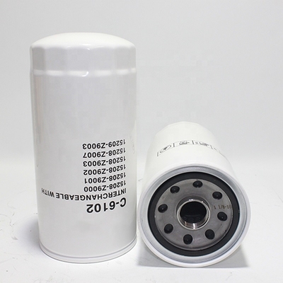 Onderdelen voor vrachtwagenmotoren C-6102 Lubrifier-oliefilterelement met geavanceerde filtratietechnologie