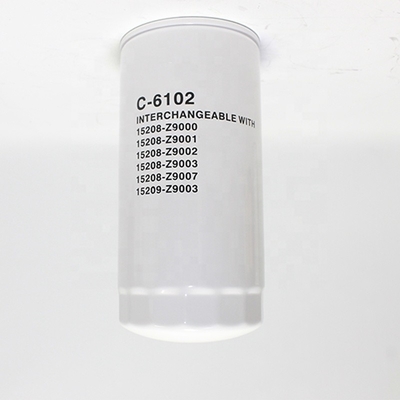 Onderdelen voor vrachtwagenmotoren C-6102 Lubrifier-oliefilterelement met geavanceerde filtratietechnologie
