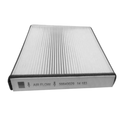 56640029 Auto-onderdelen cabineluchtfilter voor vrachtwagen dieselmotoren met filterpapier