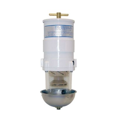 IJzerbrandstoffilter voor Marine 900 Turbine Series 7/8-14 UNF-2B Vrouwelijke havens 1 Behuizingen